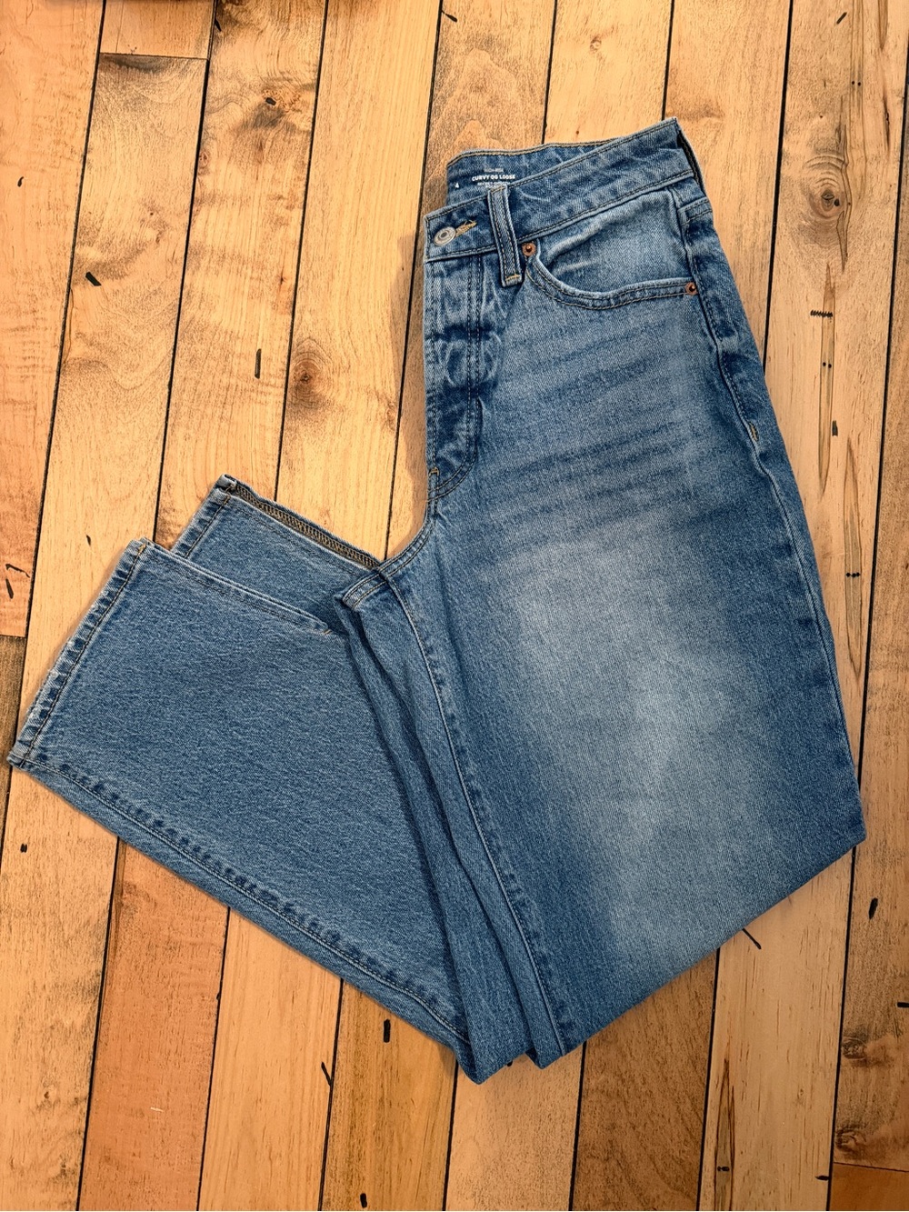 American Eagle High Rise Curvy OG Loose jeans